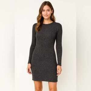 Forever 21 Charcoal Knit Sweater Dress NWT Winter Collection Cozy Chic Look
